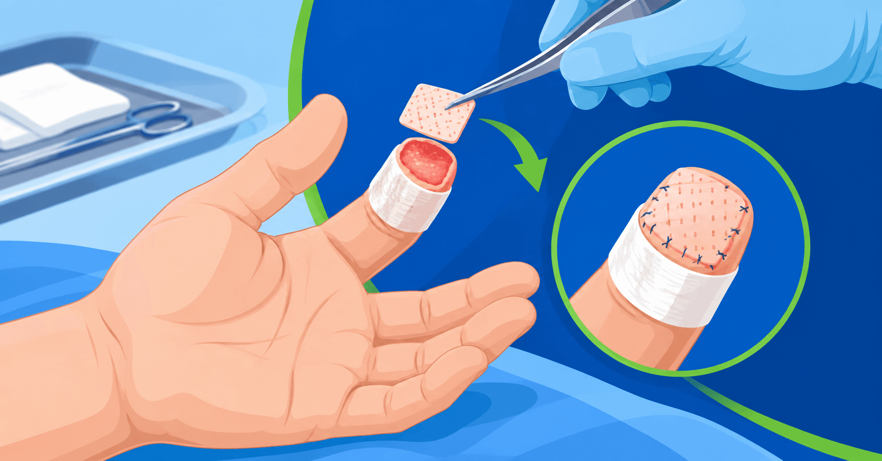 Skin Grafting After Finger Amputation: Graft Survival Factors